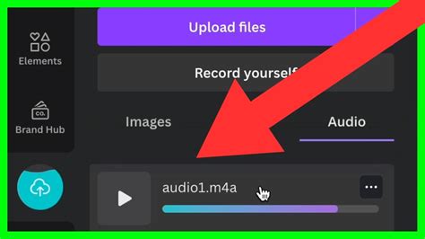 how to upload music to canva