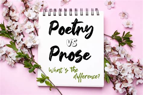 what's the difference between poetry and prose? sometimes it's hard to tell who is more artistic